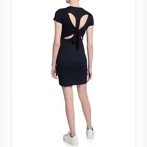 Revolve Bailey 44 Delos Crewneck Short-Sleeve Tie-Back Dress w/ Cutouts Size L